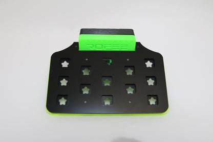 12 plug coral frag rack with acrylic and 3D printed angled magnetic mount