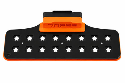 Front View of ROFEE REEF 16 Plug Magnetic Coral Frag Rack