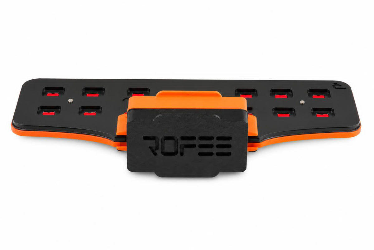 Back View of ROFEE REEF 16 Plug Magnetic Coral Frag Rack