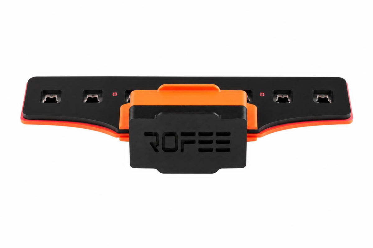 Back View of ROFEE REEF 8 Plug Magnetic Coral Frag Rack