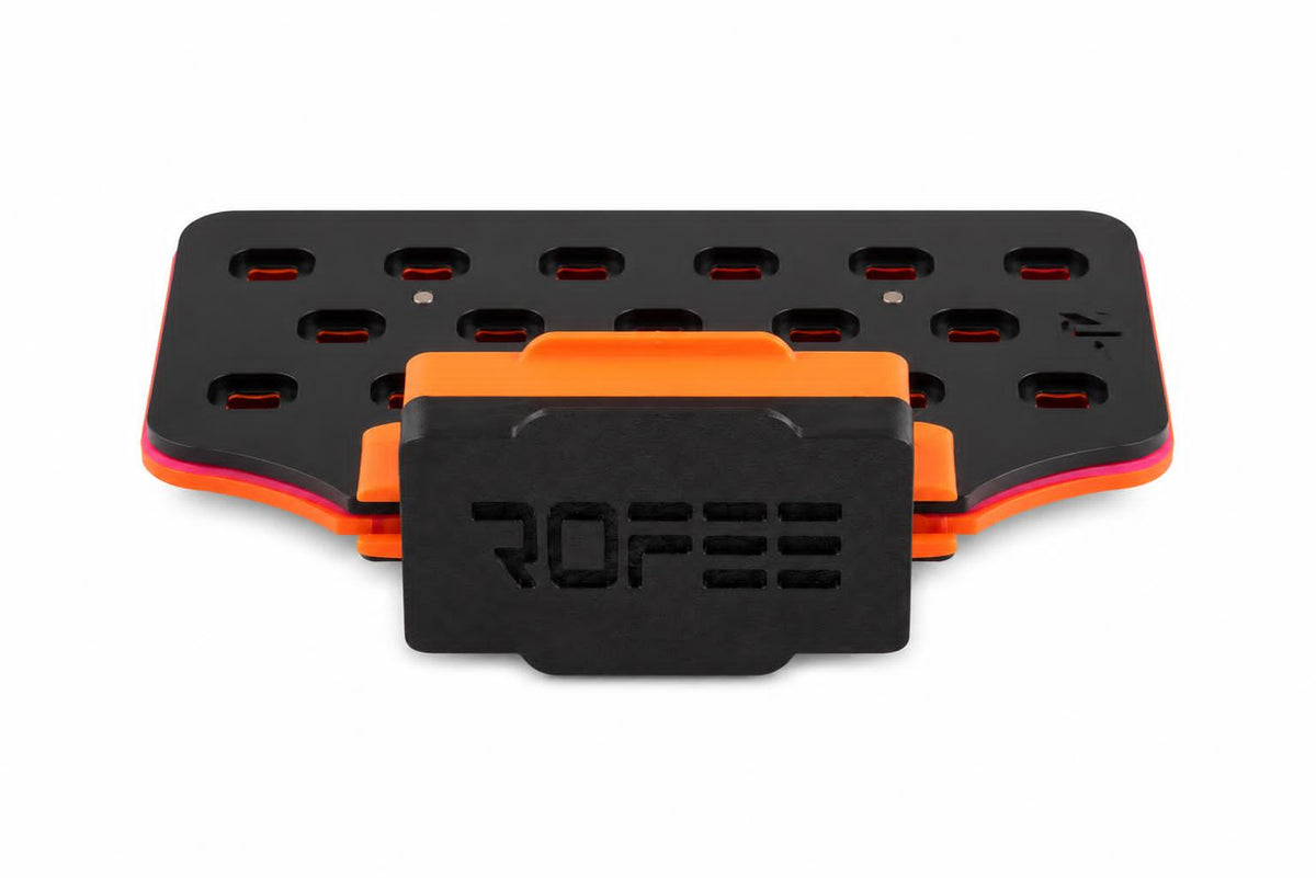 Back View of ROFEE REEF 17 Plug Magnetic Coral Frag Rack