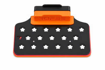 Front View of ROFEE REEF 17 Plug Magnetic Coral Frag Rack