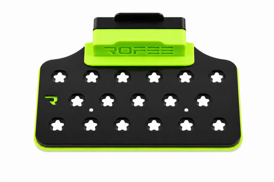 Front View of ROFEE REEF 17 Plug Magnetic Coral Frag Rack